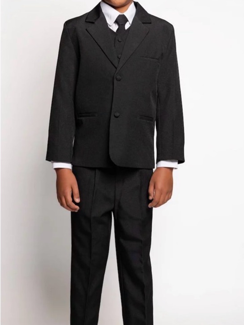 Boys Black Dress Suit with Tie